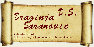 Draginja Šaranović vizit kartica